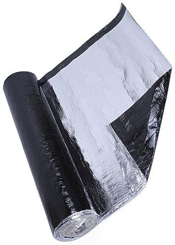 Schuppen Dachpappe Selbstklebend, Gartenhäuser Dachabdichtung Bitumen, Selbstklebende Dachfolie Dachbahn, Dachfolie Aluminium Selbstklebende Folie, für Schuppen, Carports und Mehr (Size : 0.5x10m)