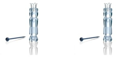 Prym transparent 225109 Strickpüpchen, Strickliesel, Acryl, Acrylic, 1 Stück (Packung mit 2)