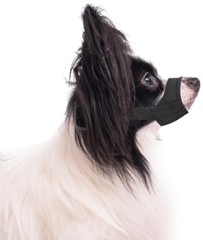 PEUTIER Maulkorb für Hunde mit Kurzer Schnauze, Maulkorb für Kleine und Mittelgroße Hunde Weich Maulkorb Gegen Beißen und Bellen Dog Muzzle für Chihuahua Hiromi Shih Tzu, Schnauzenumfang 10,8-14cm