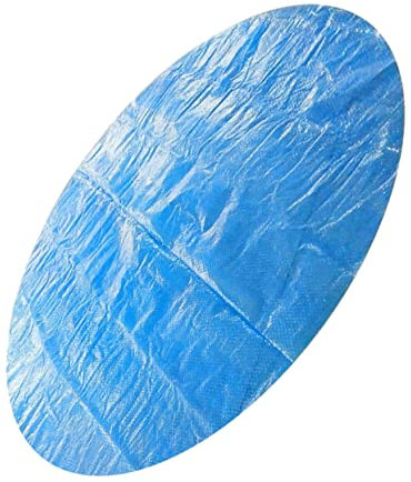 KONTONTY Solar Poolabdeckung Rund ø Blau wasserdichte Solarfolie Mit Wärmedämmung Praktische Poolabdeckplane Für Aufblasbare Schwimmbecken Und Kinderpools Einfach Faltbar Und Installieren