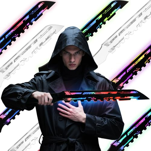 Marikito Puk Tactical Kife 22 Futuritic Neo Blade Parfait pour Halloween, compatible avec LED Mak Puk mak Two Kive