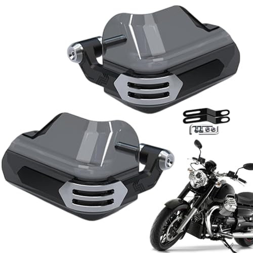 Gihioue Handschützer für Dirtbike, Motorrad-Lenker-Windschutz | Hochfester Motorrad-Handbremsenschutz Motorrad-Lenkerschutz - Griff Windabweiser Robuster Motorrad-Handschutz für die meisten Motorräder
