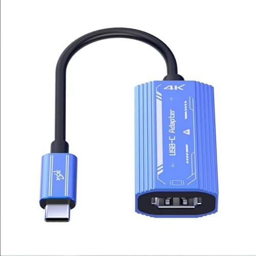 DUOBAGMA Convertisseur vidéo USB C vers C 4K @ 60 Hz avec PD100 W pour ordinateur portable sur écran XREAL/VITURE One/RayNeo AR