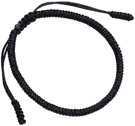 MUNSKT Lucky Pulsera + Regalo Budista! Brazalete de cuerda tibetano de buena suerte. Regalos de amistad. Pulsera de chakra de punto a mano para mujeres, hombres y adolescentes. Tamaño ajustable