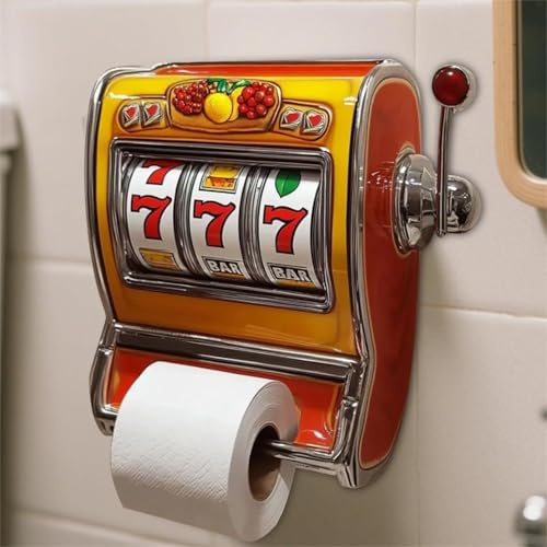 Toilettenpapierhalter für Spielautomaten, Retro-Arcade-Stil, lustiger dekorativer Toilettenpapierhalter, lustige Toilettenpapierhalter, lustige Aufbewahrung von Seidenpapierrollen, neuartige Küche und