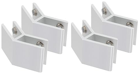 GALPADA Glass Clamp for Thick Glass Degrees Furniture Support Clip for Railing Pool Fences and Stair Railings Durable and Smooth Finish for Easy Use