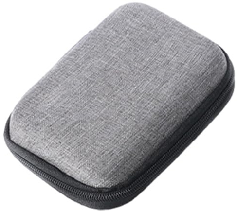 Generico de Cable - Organizador de electrónica | Estuche de Viaje pequeño de EVA | Estuche tecnológico Multifuncional para Cables de Carga | Almacenamiento Circular Rectangular Ovalado | G