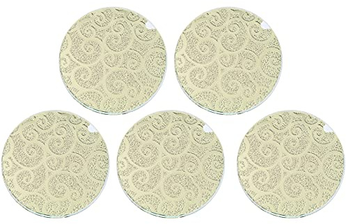 Cygmophing 5 pz estensione ciglia colla guarnizione pallet riutilizzabile portatile supporto per ciglia finte (Oro)