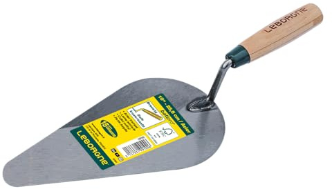 Truelle Américaine Batipro® 10 cm manche bois FSC® 100% – lame acier trempé, soie traversante et patte forgée - LEBORGNE