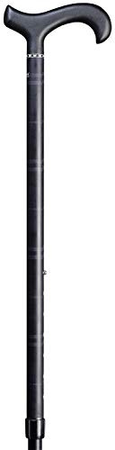 Designer Gehstock Gehhilfe Carbon-Derby Karo blau