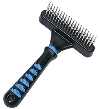 Nobby Comfort Line Entwirrungsstriegel, rotierend, zweireihig 39 Zähne, 22 x 11 x 6 cm