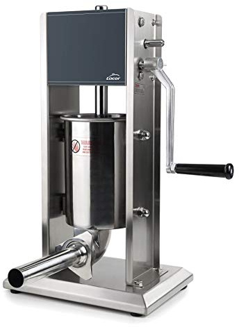 Lacor - Embutidora Manual, Acero Inoxidable 18/10, 3 litros, 50 W, 5.3 tons | En acero inox 18/10, para un uso práctico y profesional en cocina; con 3 L de capacidad, práctico y fácil de guardar