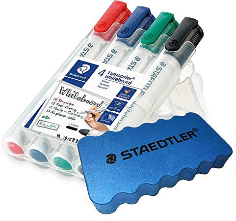 Staedtler Lumocolor Whiteboard-Marker, 4 pezzi