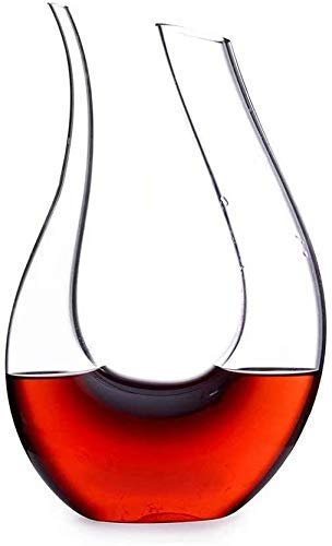 Conjunto de decantores Wine Decanter Crystal Free U-Free Glass CRISTAL CRISTAL HAP FLASK FAST Decanter Tinto Vino Vino Decanter Pourer 1.5L Wine Decanter Set Crystal