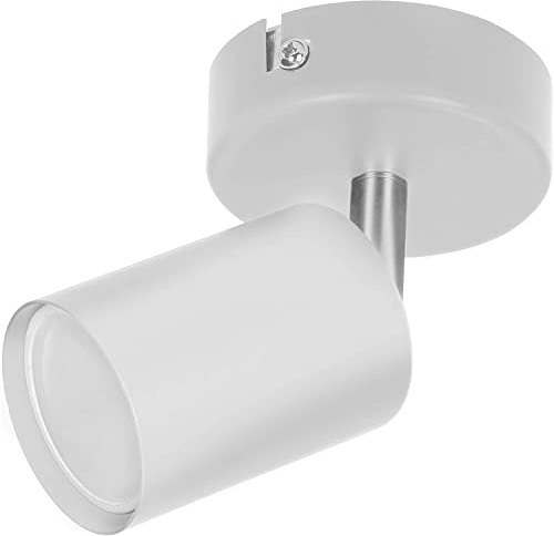 Adviti DOA SP 1 Faretto Led da Soffitto Orientabile Attacco GU10 (lampadina non inclusa) (Bianco)