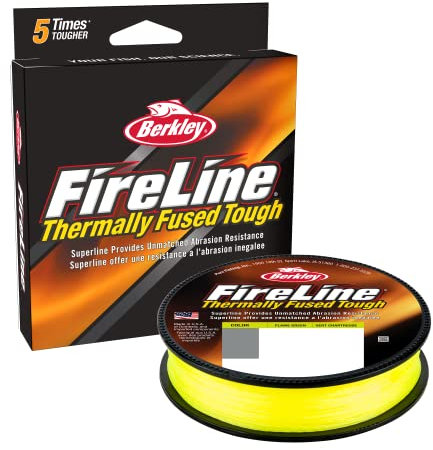 Berkley FireLine® Fused - 1800m geflochtene Angelschnur, Durchmesser/Tragkraft:0.25mm / 18.4kg, Farbe:Flame Green