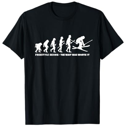 Skis Freestyle Evolution de Freestyle Skiing. T-Shirt