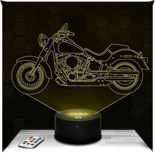 Lampephoto.fr - Lampe Davidson Motorrad 3D Touch Nachtlicht Biker