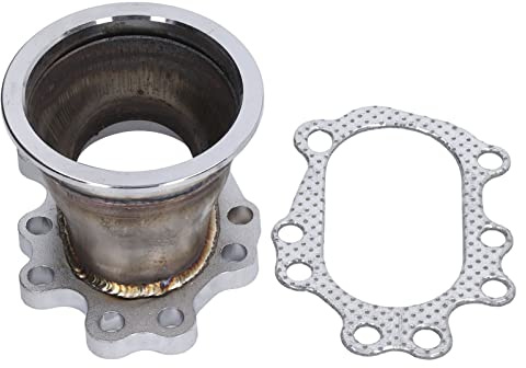3-Zoll-V-Band-Adapter, Auspuffflansch-Adapter, Turbo-Downpipe-Flansch-Kit, Ersatz für T25, T28, GT25, GT28