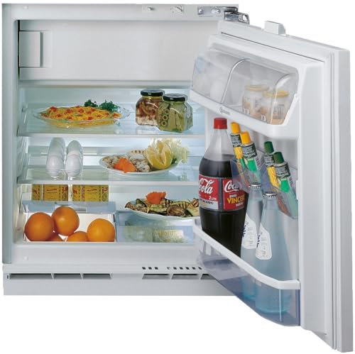 Bauknecht KSU 8GF2E Unterbau-Kühlschrank mit Gefrierfach/Elektronische Temperaturregelung/optisches Warnsignal-Störungen/LED-Licht/Superkühlfunktion/Abtauautomatik im Kühlteil/Sicherheitsglas