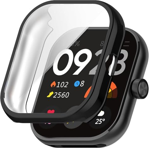 Funda para Redmi Watch 4, Silicona TPU Case Protectora de Pantalla, Anti-arañazos, Anti-polvo, Cover Carcasa para Redmi Watch 4