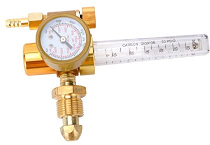 SEWOART Argon Gas Druckminderer Mit Manometer Für Mig Und Tig Schweißen Präziser Gasregler Für Zuverlässige Messungen Und Vielseitige Anwendungen