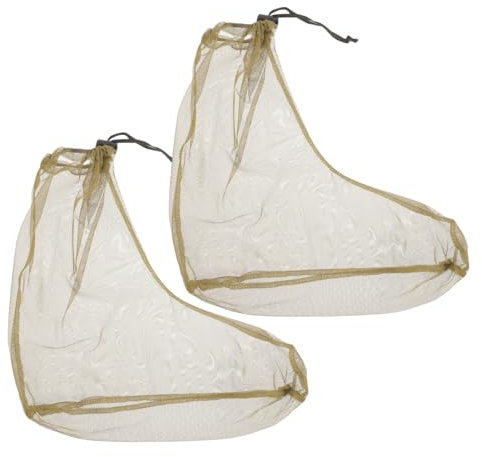 BCOATH Chaussettes en Tissu Moustiquaire Jungle, Protection des Pieds Anti-piqûres, Légères et Respirantes pour Randonnée et Escalade en Plein Air