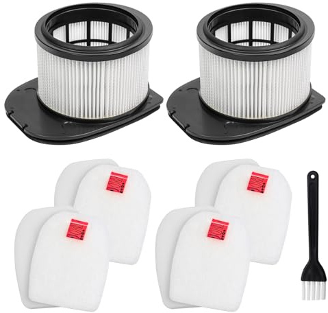 Filter Replacement for Shark IZ400 IZ400UK IZ400UKT IZ400UKTSB IZ400UKTBK | IZ402UKTSB IZ420 IZ420UKT Stratos Anti Hair Wrap Plus Cordless Vacuum 2 HEPA, 4 Foam + Felt Spare Kit