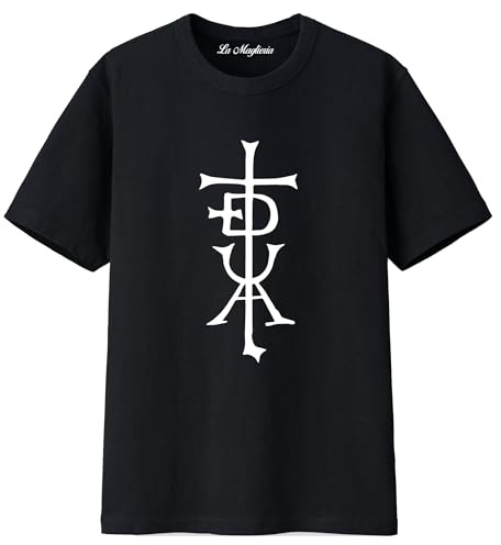 MAGLIERIA CONFORTI Maglietta Idea Regalo Musica e cantanti Italiani Rapper la Divina Commedia Unisex