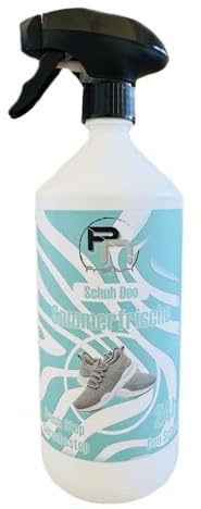 1 L Schuh Deo Geruchsstopp Geruchsentferner Schuhspray Schuhe Schweiß Sommerfrische