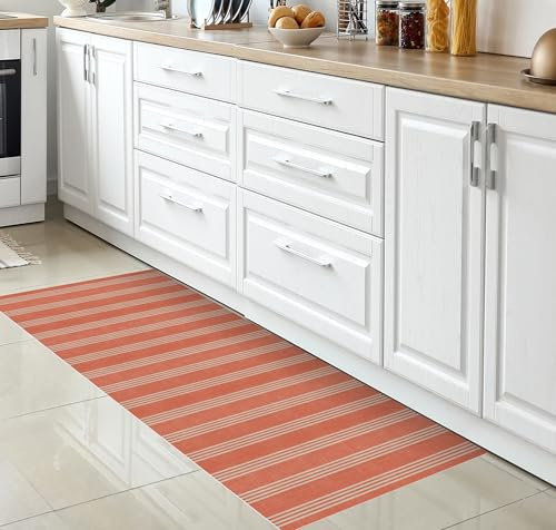VINILIKO Design | Alfombra Vinílica Genoveva 50x100 cm - Antideslizante, Impermeable, Lavable - Varios Tamaños - Alfombra Vinilo Salón, Cocina