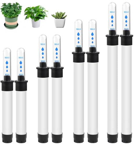 DBTW 8er Set Wasserstandsanzeiger Pflanzen, 15/16.5/20/22.8cm | Umweltfreundlich GießAnzeiger Zimmerpflanzen, Gießanzeiger Pflanzen Ersatz für Hydrokultur Topfe entwickelt