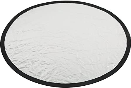 Zhangpu Riflettore da 2 in 1 Riflettore a Luce Rotonda per Illuminazione Fotografica per Fotografia (30 cm)