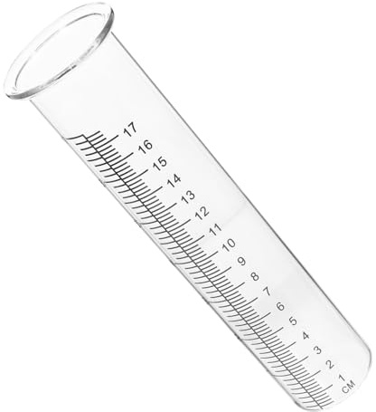 MOTHNUR Pluviomètre 7 Pouces en Verre Borosilicate Résistant pour Jardin Et Station Météo Extérieure Mesure Fiable des Précipitations