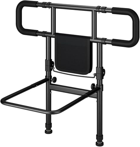 Rieles de cama para personas mayores, bastón de asistencia plegable con mango ajustable para entrar y salir fácilmente de la cama