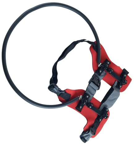 Arnés de Perro Ciego | Collar de navegación con Tiras Reflectantes para Perros con discapacidad Visual - Collar guía Suave para Mascotas,para Uso en Interiores y Exteriores para Paseos y