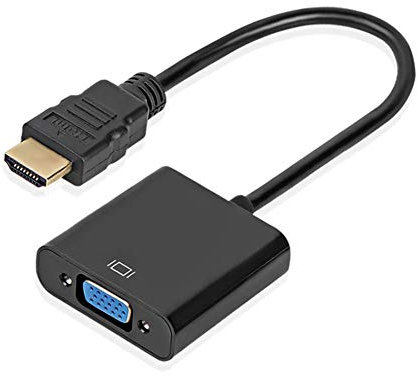 Phoenix Technologies - Adaptador HDMI a VGA, Macho-Hembra, Color Negro