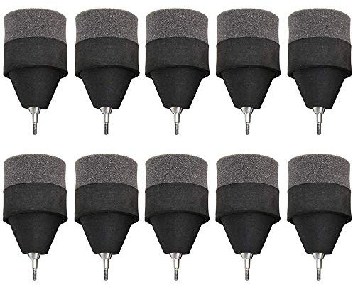 POFET 10 Stück Schwammschaum Pfeilspitzen Soft Safety Broadheads Tipps für das Bogenschießen Jagd Praxis CS-Spiel