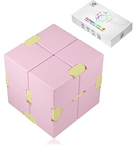Funxim Infinity Cube, oändlig tärning leksak mini tärning pussel dekompression leksak för barn vuxna dödande tid anti-stel kub