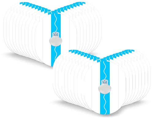40 Stück Medtronic Guardian Sensor 4 Pflaster, Wasserfest Patch Sport-Pflaster für Guardian 3 & 4 Sensor, transparent ohne Kleber in der Mitte, selbstklebend & Hautfreundlich - 7 Tage Klebekraft