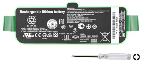 K KYUER 26Wh 1800LI Batería para iRobot Roomba 680 500 580 595 600 700 800 900 610 670 671 675 677 681 685 690 691 695 696 760 761 770 780 790 860 870 871 880 960 965 966 980 R3 80501 Vacuum Cleaner