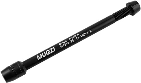 Yundxi Bike Trainer Steckachse Adapter, Schnellspanner M12 x 1,5/1,75 Gewindesteigung 160 bis 178 mm Schaft für Hinterradbefestigung, Trainerlänge