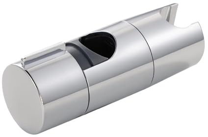 Parthan Verstellbar Duschkopfhalterung, 18-25mm Durchmesser für Handbrausen, Vielseitig Einsetzbar, Stabil Handbrausehalterung, Halterung für Duschstange, Duschkopfhalterung