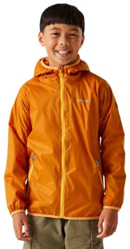 Regatta Kids Lever II Jackets Waterproof Shell Packaway, Breathable & Durable - Perfect for Outdoors, Walking, Hiking & Camping