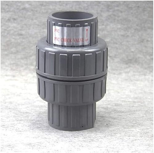 Filtre à filet, filtre à pompe à eau, pompe à filtre à eau, clapet anti-retour en ligne, clapet anti-retour, raccord de tuyau anti-retour unidirectionnel en PVC de diamètre intérieur 32-63 mm for aqua