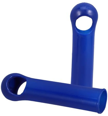 UKCOCO Broom Handle Replacement Commercial Spaces and Home Cleaning and 2pcs Blue Plastic with Ergonomic Design Easy Installation, Suitable for 19mm Tube