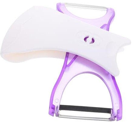 GLEAVI Pelapatate in Acciaio con Raccoglitore Leggero e Portatile Multifunzione per Verdure da Cucina e Uso Manico Antiscivolo