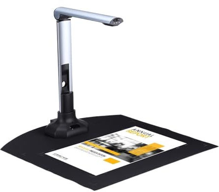 BK52 Tragbarer Buch- und Dokumentenkamerascanner, Erfassungsgröße A3 HD 10 MP USB 2.0 Hochgeschwindigkeitsscanner LED-Licht for den Export im PDF-Format,Einfaches Scannen