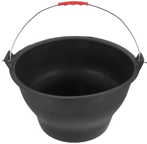 VALICLUD Cubo De Construcción Pequeño De Goma Resistente 30x17.5 Cm Asa Cubo para Cemento Multifuncional Portátil para Obras y Jardinería para Trabajo Pesado