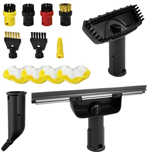 14 Pz Accessori per Pulitore a Vapore Compatibile con Karcher SC1-SC5